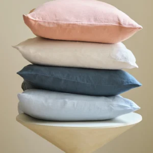 taie d’oreiller — lin lavé